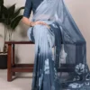 Taraa L 7038 Weightless Marbal Printed Saree Collection