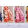Taraa L 7058 Tasar Silk Printed Casual Wear Saree Collection
