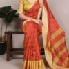 Taraa L 7058 Tasar Silk Printed Casual Wear Saree Collection