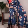 Taraa L 7058 Tasar Silk Printed Casual Wear Saree Collection