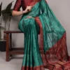 Taraa L 7103 Rangoli Silk Printed Casual Wear Saree Collection