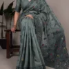 Taraa L 7415 Poly Cotton Thread Weaving Saree Collection