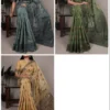 Taraa L 7415 Poly Cotton Thread Weaving Saree Collection