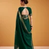 Taraa L 7911 Poly Shimmer Zari Weaving Saree Collection