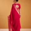 Taraa L 7911 Poly Shimmer Zari Weaving Saree Collection