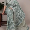 Taraa L 8004 Cotton Silk Flower Printed Fancy Saree Collection