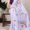 Taraa Nira Vol 1 Weightless Marbal Floral Printed Saree Collection
