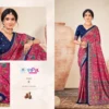 Vipul Ivory Silk Vol 18 Silk Foil Printed Saree Collection