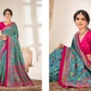 Vipul Ivory Silk Vol 18 Silk Foil Printed Saree Collection
