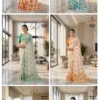 Vipul Simran 35606 a to F Georgette Printed Saree Collection