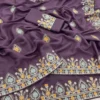 Vt 839 T Soft Star Georgette Thread Worked Designer Saree Collection