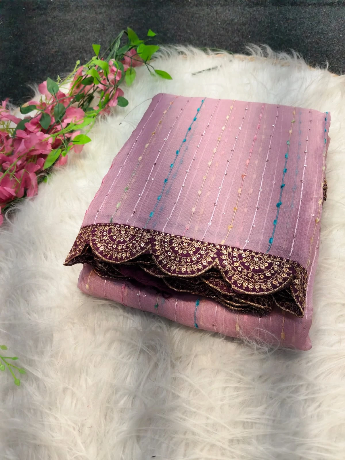 Aab Ne Gopi Tissue Net Festival Wear Saree Collection