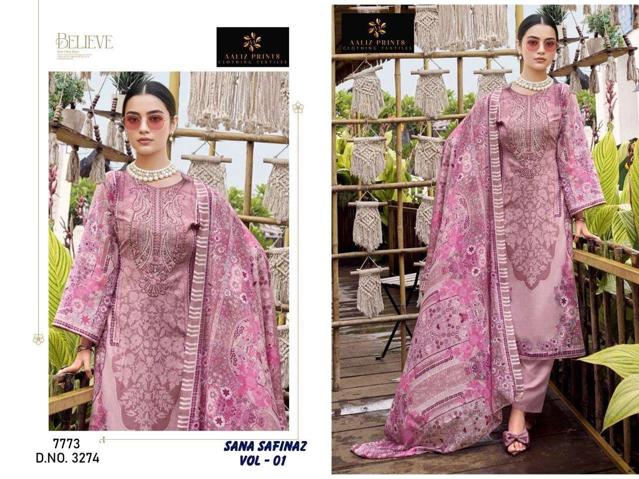 Aaliz Print Sana Safinaz Vol 1