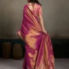 Ast Priyanshi Soft Tissue Silk Zari Worked Party Wear Saree Collection