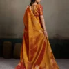 Ast Priyanshi Soft Tissue Silk Zari Worked Party Wear Saree Collection