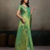 Ast Priyanshi Soft Tissue Silk Zari Worked Party Wear Saree Collection