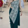 Bt 7146 Faux Georgette Embroidery Sequence Work Ready to Wear Saree