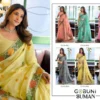 Gobuni Suman Linen Jacquard Handloom Saree Collection