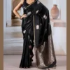Kanthkala Pichwai 002 a to F Pure Satin Handloom Weaving Saree Collection