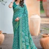 Kashvi Tanya Vol 1 Dull Moss Viscose Saree Collection