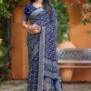 Kashvi Tanya Vol 1 Dull Moss Viscose Saree Collection