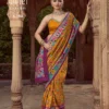 Kreshva Chakori P V Silk Printed Traditional Saree Collection