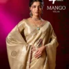 Lt Mango Vol 4 Top Dyed Weaving with Embroidered Saree Collection