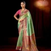 Lt Mango Vol 5 Top Dyed Weaving with Embroidered Saree Collection