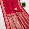 Mb 142 Soft Banarasi Silk Zari Weaving Traditional Wear Sarees