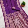 Mb 142 Soft Banarasi Silk Zari Weaving Traditional Wear Sarees