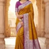 Mb 6079 Soft Banarasi Silk Zari Weaving Saree Collection