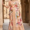 Mb New 01 Dola Banarasi Digital Floral Printed Saree Collection