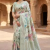 Mb New 01 Dola Banarasi Digital Floral Printed Saree Collection