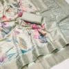 Mb New 01 Dola Banarasi Digital Floral Printed Saree Collection
