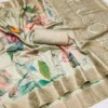 Mb New 01 Dola Banarasi Digital Floral Printed Saree Collection