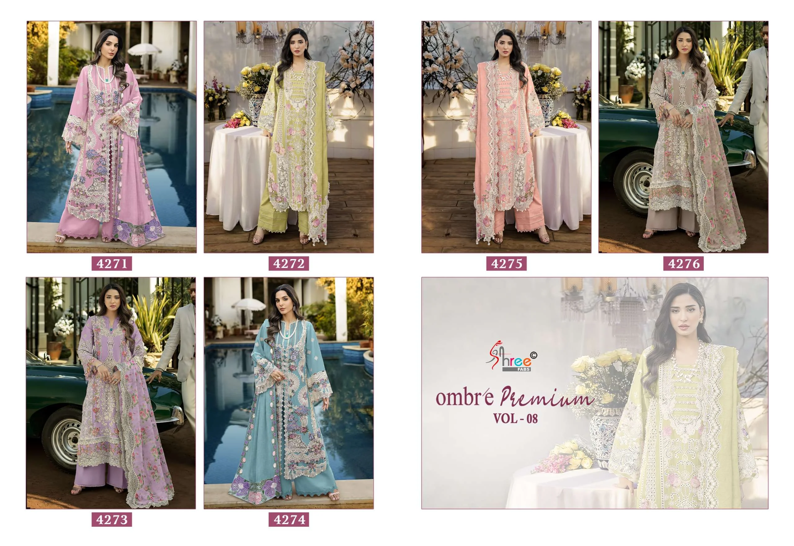 Shree Fab Ombre Premium Vol 8