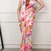 Taraa L 7001 Satin Silk Printed Party Wear Saree Collection