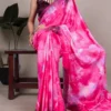 Taraa L 7003 Satin Silk Printed Saree Collection