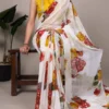 Taraa L 7009 Chiffon Floral Printed Saree Collection
