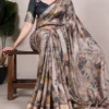 Taraa L 7015 Tussar Silk Printed Saree Collection