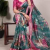 Taraa L 7015 Tussar Silk Printed Saree Collection