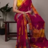 Taraa L 7032 Weightless Marbal Floral Printed Saree Collection