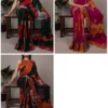 Taraa L 7032 Weightless Marbal Floral Printed Saree Collection
