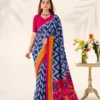 Taraa L 7043 Tasar Silk Zig Zag Printed Saree Collection
