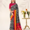 Taraa L 7043 Tasar Silk Zig Zag Printed Saree Collection