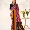 Taraa L 7043 Tasar Silk Zig Zag Printed Saree Collection