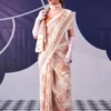 Taraa L 7210 Satin Silk Floral Printed Saree Collection